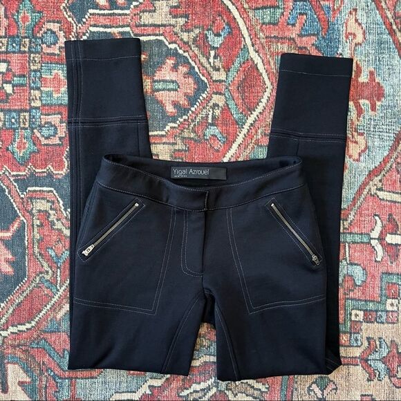 Yigal Azrouel New York Pants Knit Wool Blend Pant 2 - Picture 5 of 8